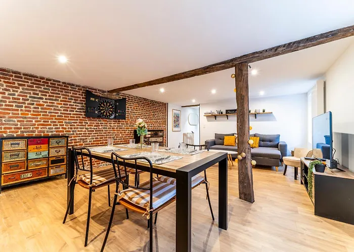 Apartment L'hermitage - 3 Beds - Wifi - Free Parking Haubourdin