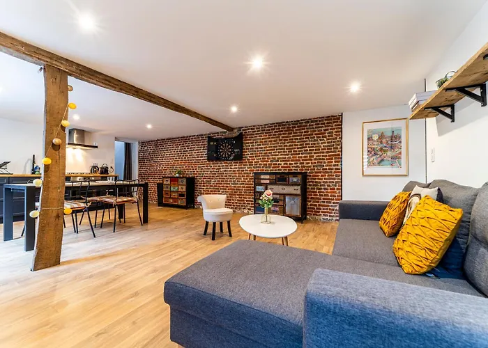 L'hermitage - 3 Beds - Wifi - Free Parking Apartment Haubourdin